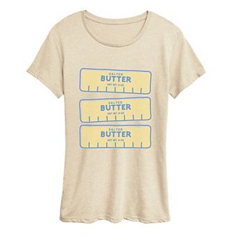 Women's Salted Butter Sticks Graphic Tee