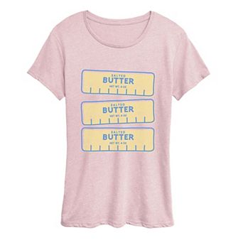 Women's Salted Butter Sticks Graphic Tee