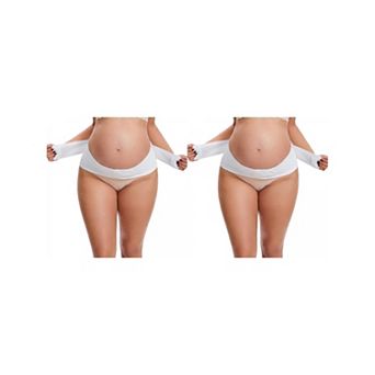 2 Packs Maternity Belly Band Pregnancy Adominal Support Postpartum Breathable Cotton Belt