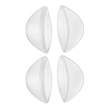 2Pair Fan Shaped Silicone Arch Support Inserts Soft Clear