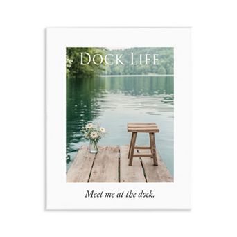 Stupell Home Decor Dock Life Calming Scenery Wall Art