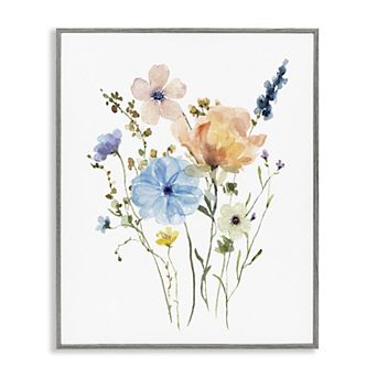 Stupell Home Decor Wildflower Sprig Bundle Framed Wall Art