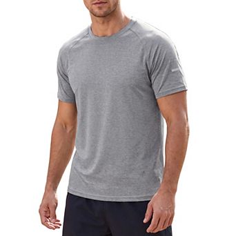 Men's Athletic T-Shirts Short Breathable Sleeve Crew Neck Running