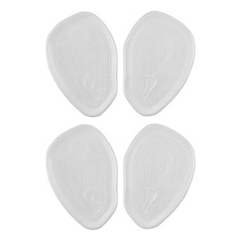 2Pair 2.68" Anti-slip Forefoot Insole Pads Clear