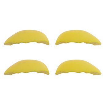 2Pair Solid Round Toe PU Shoe Toe Filler Forefoot Inserts