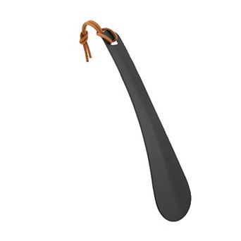 1 pc Stainless Steel Flat Shoe Horn Black Color Hanging Hole