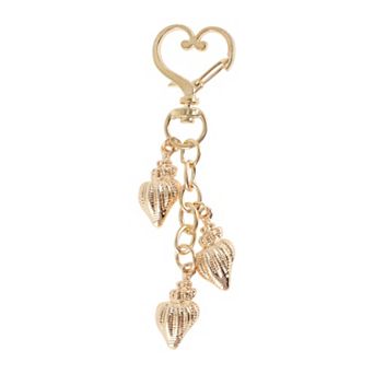 1 pc Ocean Metal Multi-Charm Keychain With Lobster Clasp