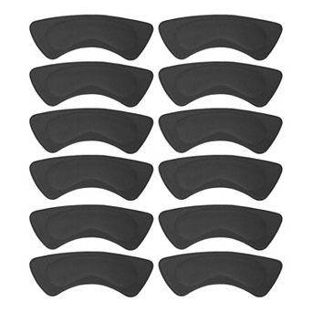 6Pair Fan Shaped Heel Cushion Pads Non Slip Shoe Heel Protector