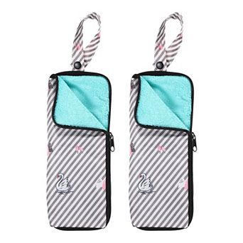 2 pc 9.84'' x 3.94''Umbrella Bag, Water-Absorbent Cover, Portable Storage Case