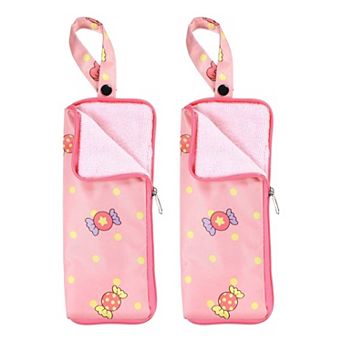 2 pc 9.84'' x 3.94''Umbrella Bag, Water-Absorbent Cover, Portable Storage Case