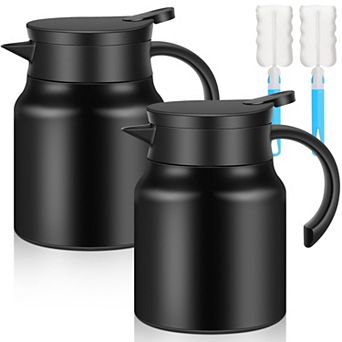 Thermal Coffee Carafe Stainless Steel Vacuum Flask Brushes