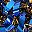 Blue Gold Tone