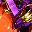 Purple Gold Tone