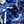 Blue Silver Tone