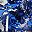Blue Silver Tone