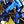 Blue Gold Tone