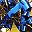 Blue Gold Tone