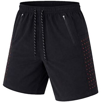 Jump Start Men's Performance Training Shorts With Zipper Pockets