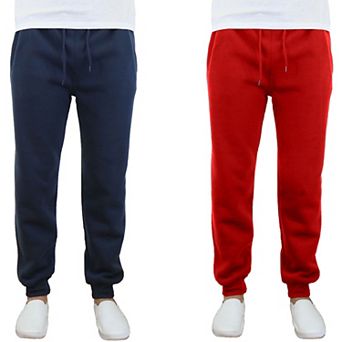 Blue Ice Men's Fleece-Lined Jogger Sweatpants-2 Pack