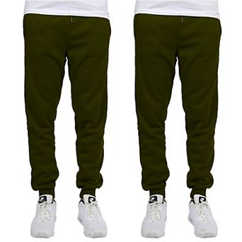 Blue Ice Men's Fleece-Lined Jogger Sweatpants-2 Pack