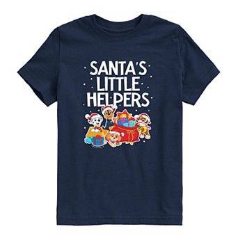 Toddler Boy Paw Patrol "Santa's Little Helpers" Short Sleeve Graphic Tee