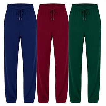 Blue Ice Men's Modern Fit Classic Lounge Pants-3 Pack