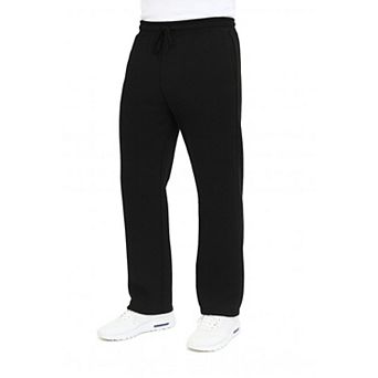Blue Ice Men's Classic Heavyweight Fleece Sweatpants with Open Bottom