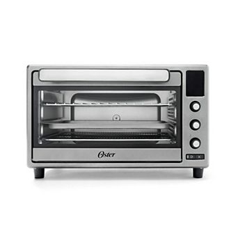 Oster 10 Function Digital Display Air Fryer Oven, Toaster Oven, Countertop Oven in Silver