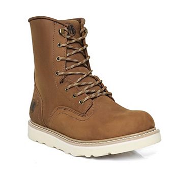 HANDPOINT Men's 8-Inch Soft Toe Slip-On Water-Resistant Work Boots