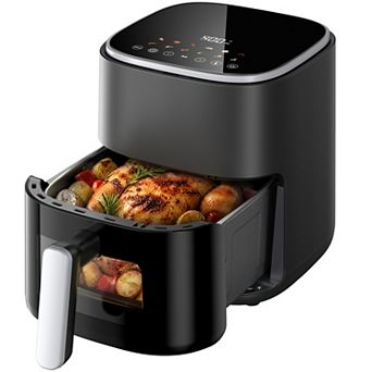 5-qt Air Fryer with Viewing Window, 12 Cooking Presets, 1500W Fast , Even Cooking
