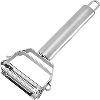 Stainless Steel 2 in 1 Julienne Vegetable Peeler