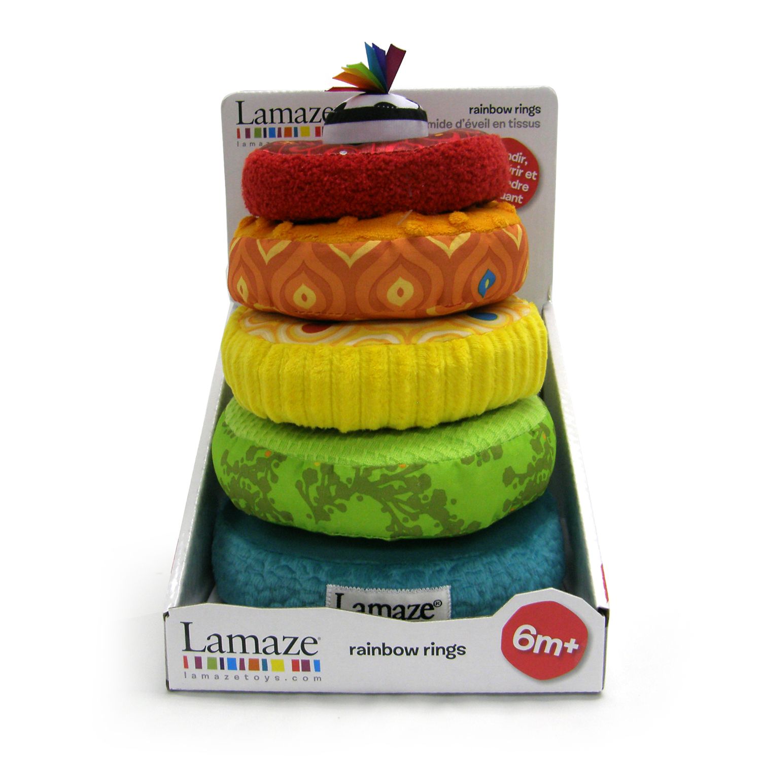 lamaze rainbow rings