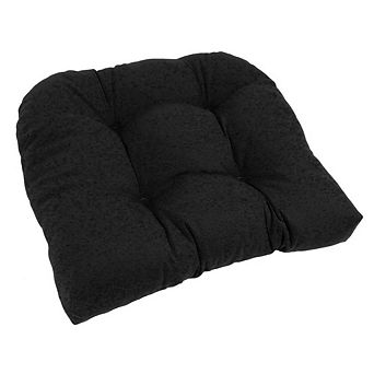 Blazing Needles U-Shaped Twill Tufted Dining Chair Cushion