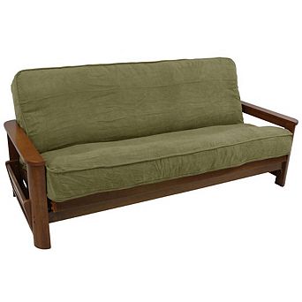 Blazing Needles Solid Microsuede Double Corded 8 to 9-inch Full Futon Cover