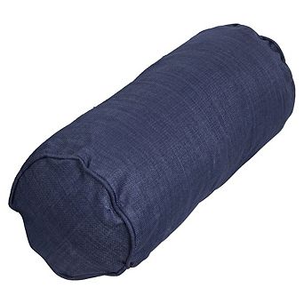 Blazing Needles Double-Corded Spun Polyester Bolster Pillow with Insert