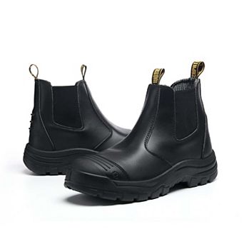 HANDPOINT Men's 6-Inch Soft Toe Slip-On Water-Resistant Work Boots