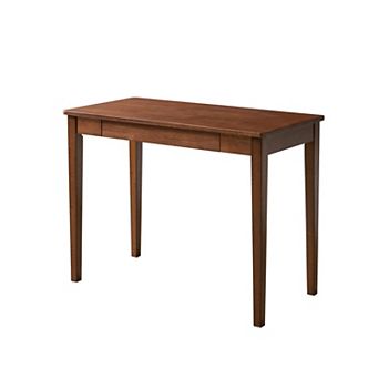 Heybly 39" Solid Wood Writing Desk with Drawer for Home Office Bedroom