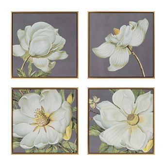 TOEMOA Set of 4 Botanical Wall Art Prints Perfect Decor for Living Room Bedroom Hallway Display