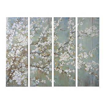 TOEMOA Set of 4 Canvas Wall Art Prints for Living Room Bedroom Office Entryway Decor