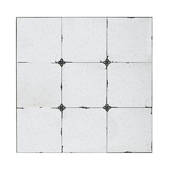TOEMOA Traditional Antique Glass Panel Wall Mirror for Home Entryway Bathroom Use