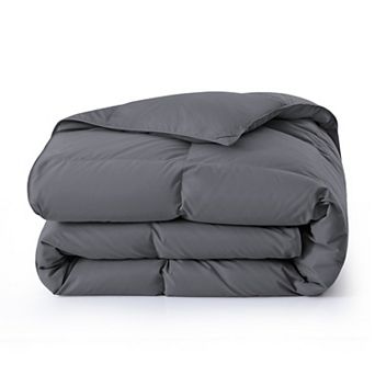Unikome Luxury Feather Down Fiber Comforter Insert, Soft Fluffy Bedding for Hotel Sleep Experience