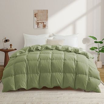 Peace Nest All Season Down Feather Fiber Comforter with Polyester-Nylon Cover