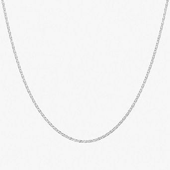 PORI JEWELERY 925 Sterling Silver Valentina Chain Necklace 2.3mm 16-24 Inches