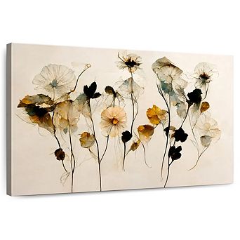 Beautiful Dry Flowers Wall Art