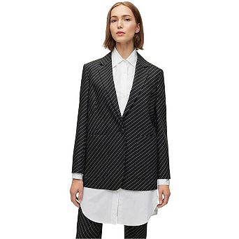 Boss Womens/Ladies ed Notch Neck Regular Blazer