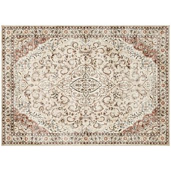 HOMCOM Machine Washable Area Rug, Non-Slip Floor Carpet