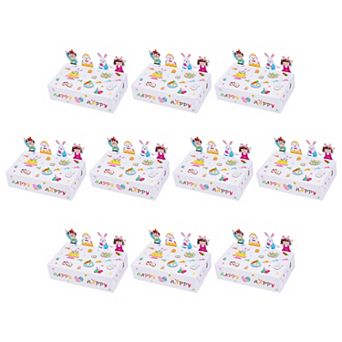 Flat Packed Folding Box with Animal Patterns