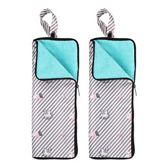 2 pc 13.39'' x 4.92''Umbrella Bag, Water-Absorbent Cover, Portable Storage Case