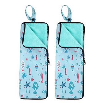 2 pc 13.39'' x 4.92''Umbrella Bag, Water-Absorbent Cover, Portable Storage Case