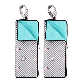 2 pc 12.6'' x 4.92''Umbrella Bag, Water-Absorbent Cover, Portable Storage Case